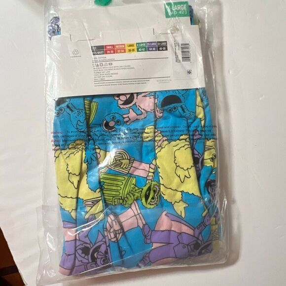 NWT SESAME STREET‎ Pajama Pants Men’s Women’s Unisex XL Blue Drawstring Big Bird - Picture 13 of 13